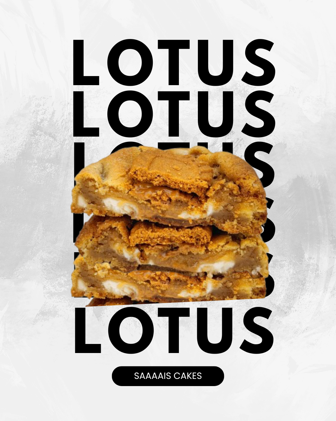 Lotus Lava Cookie cake from Saaaaiscakes Karachi
