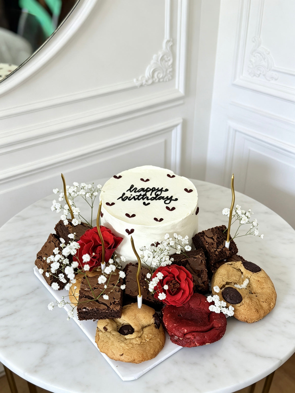 The Artisan Dessert Platter cake from Saaaaiscakes Karachi