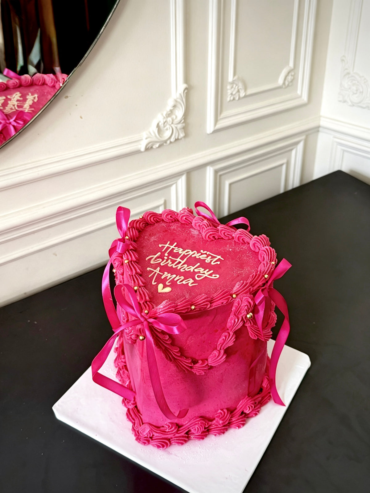 The Pink Muse Cake cake from Saaaaiscakes Karachi