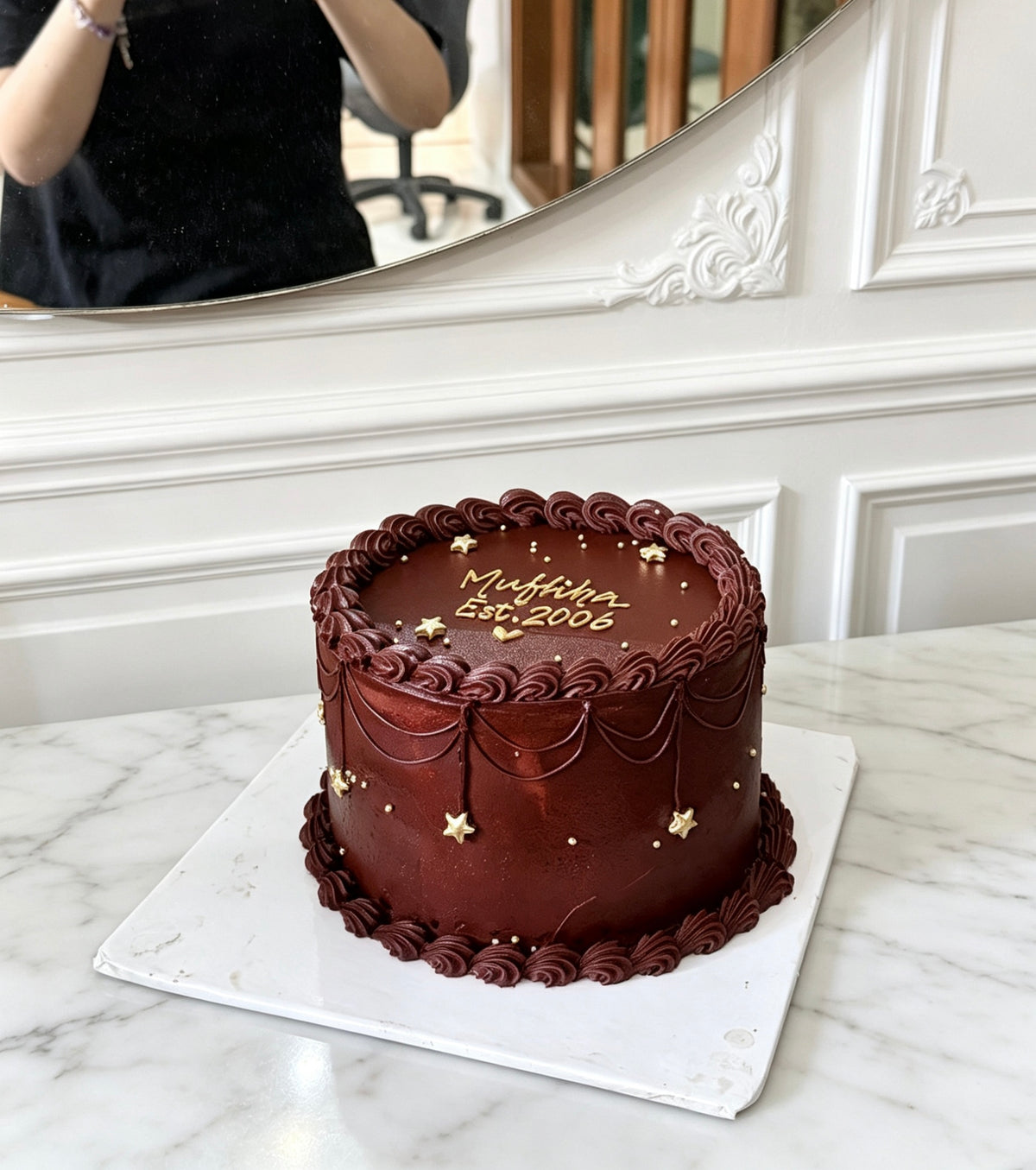 Golden Crumb cake from Saaaaiscakes Karachi