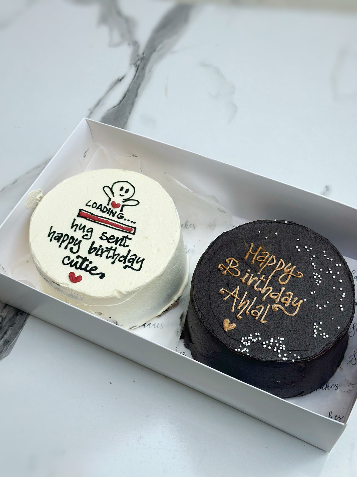 Ying & yang cake from Saaaaiscakes Karachi