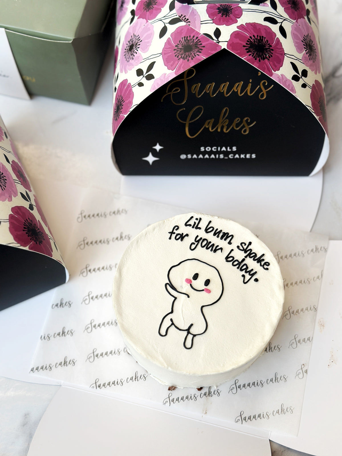 Funny Canvas cake from Saaaaiscakes Karachi