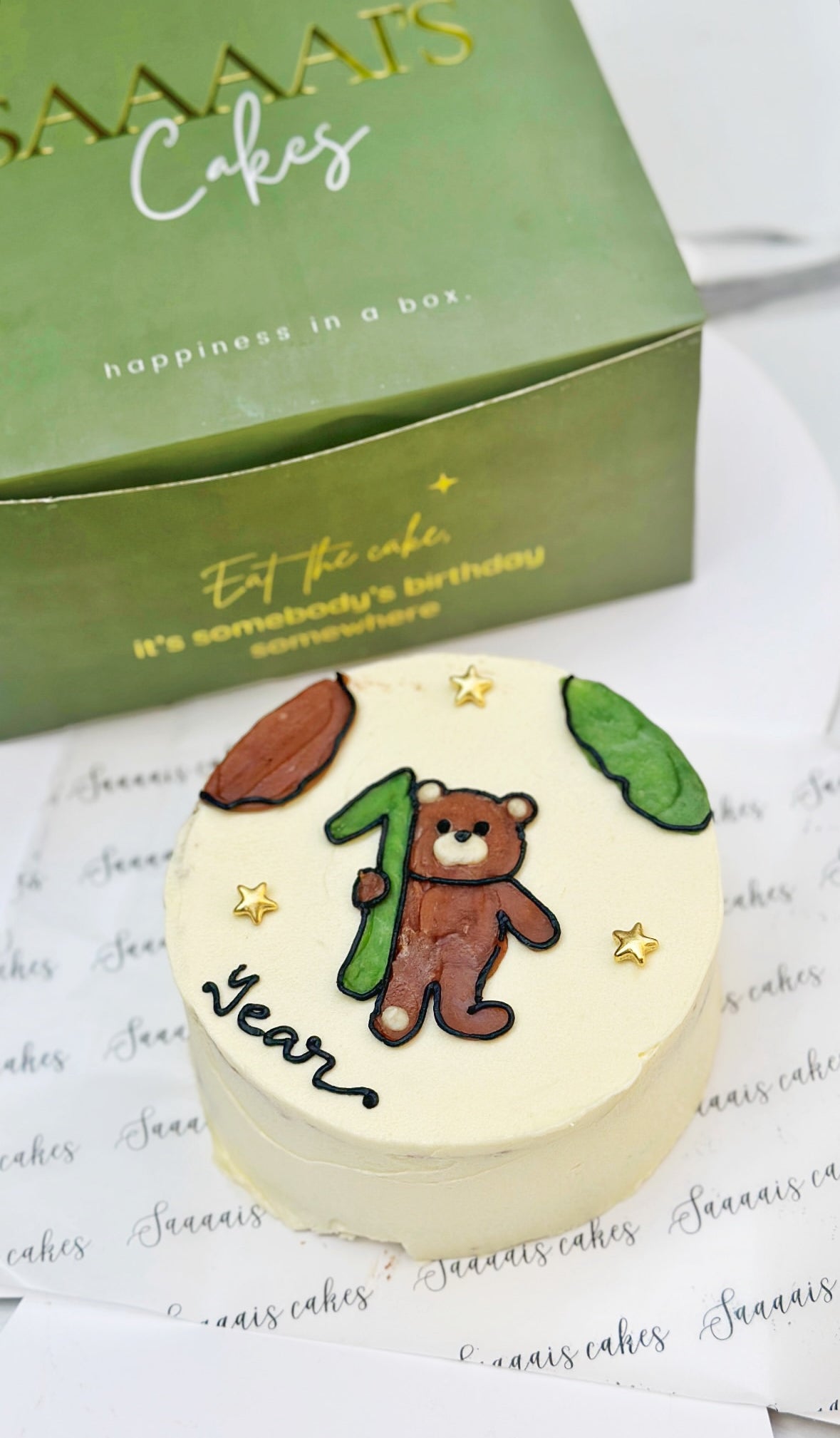 Beary cake from Saaaaiscakes Karachi