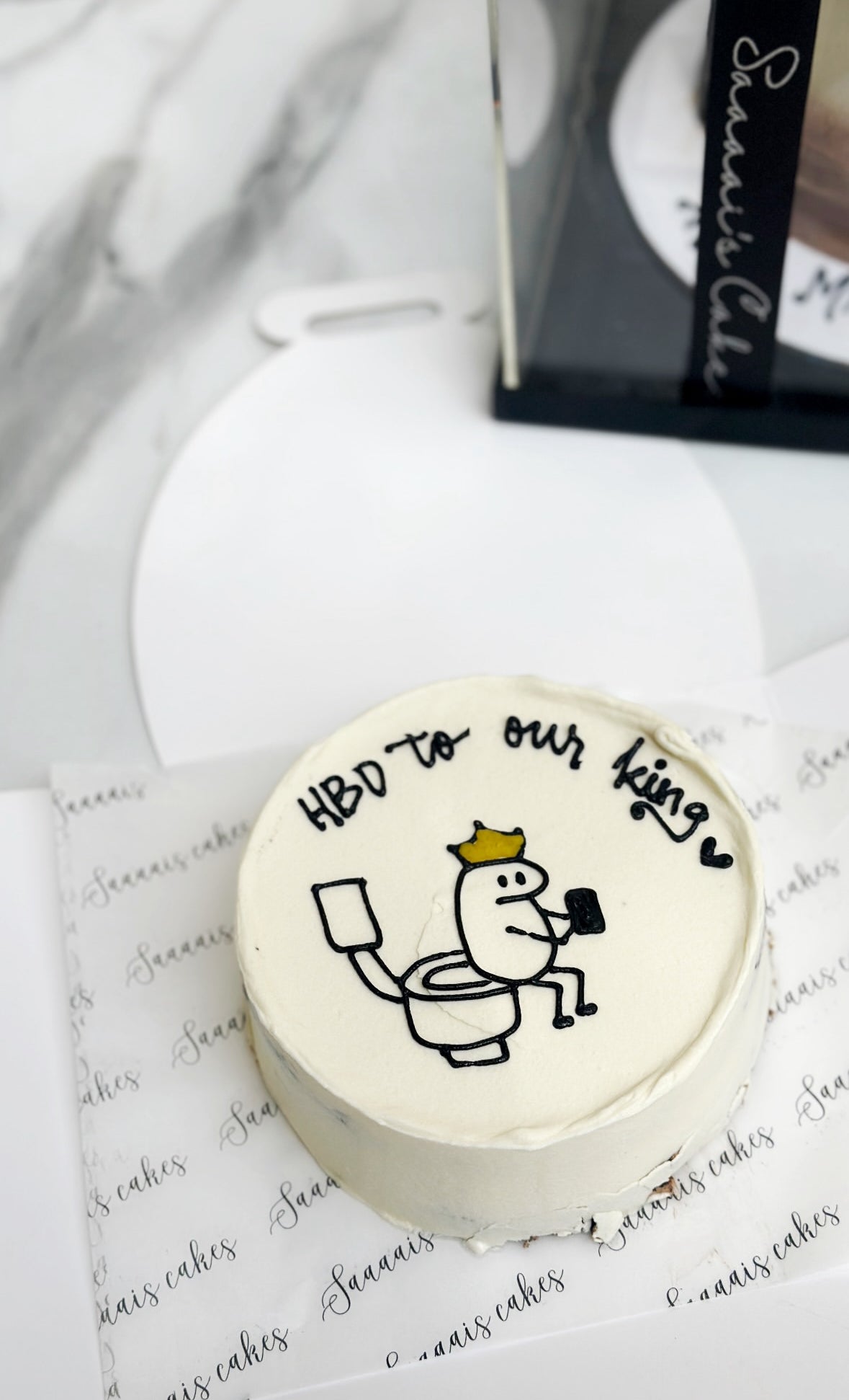 Mini mood cake from Saaaaiscakes Karachi