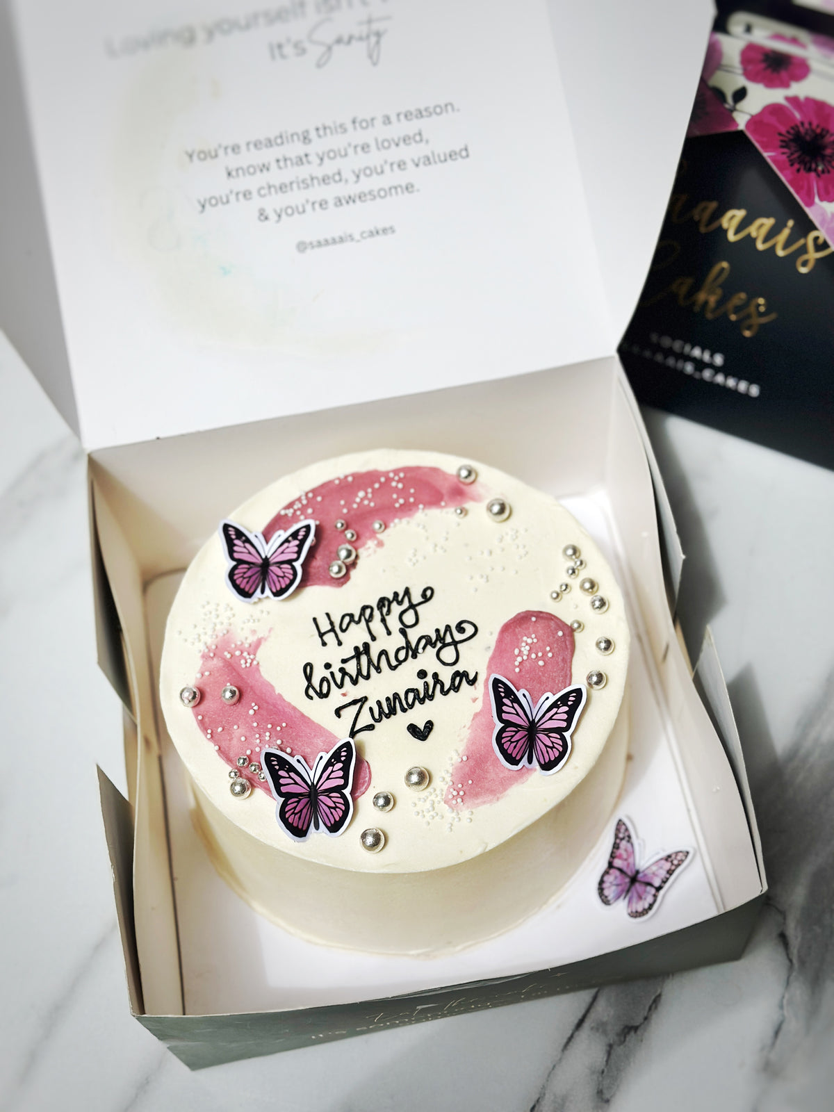 Fly away cake from Saaaaiscakes Karachi