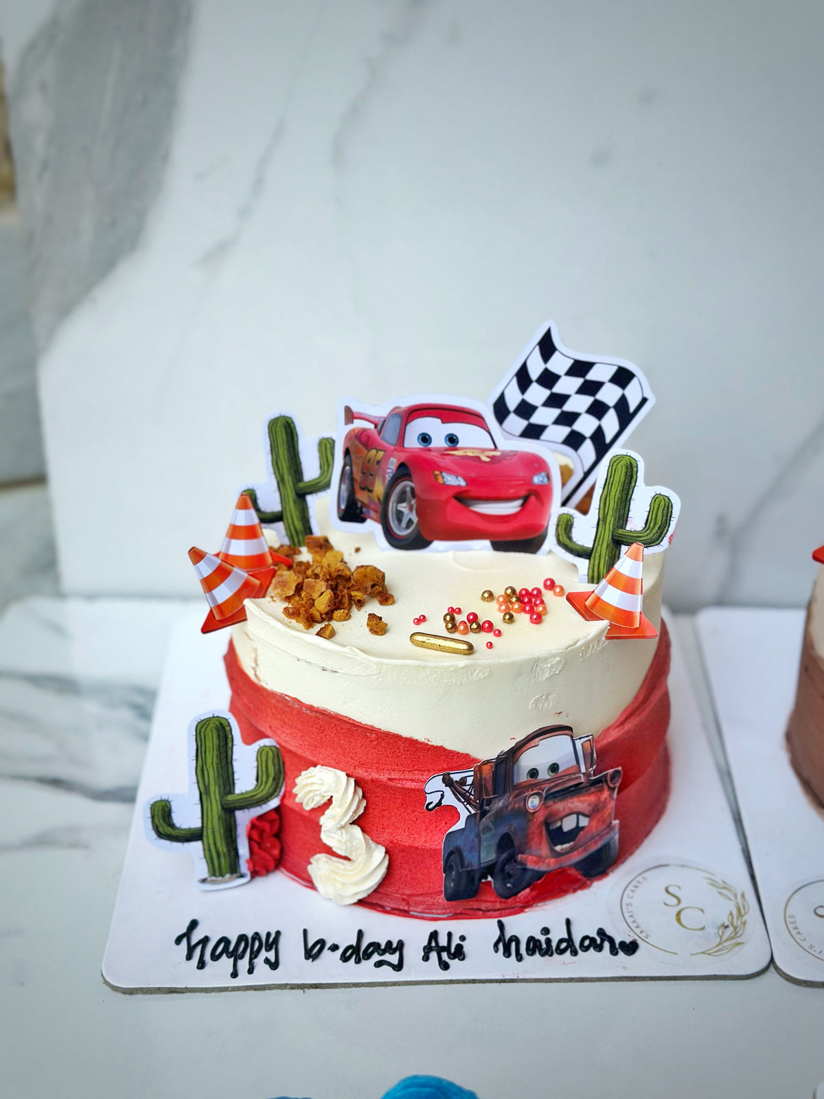 Cars cake from Saaaaiscakes Karachi