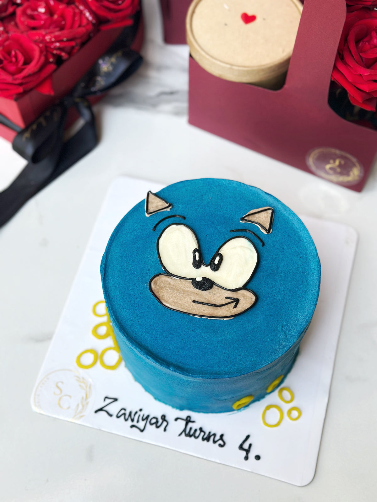 Sonic cake from Saaaaiscakes Karachi