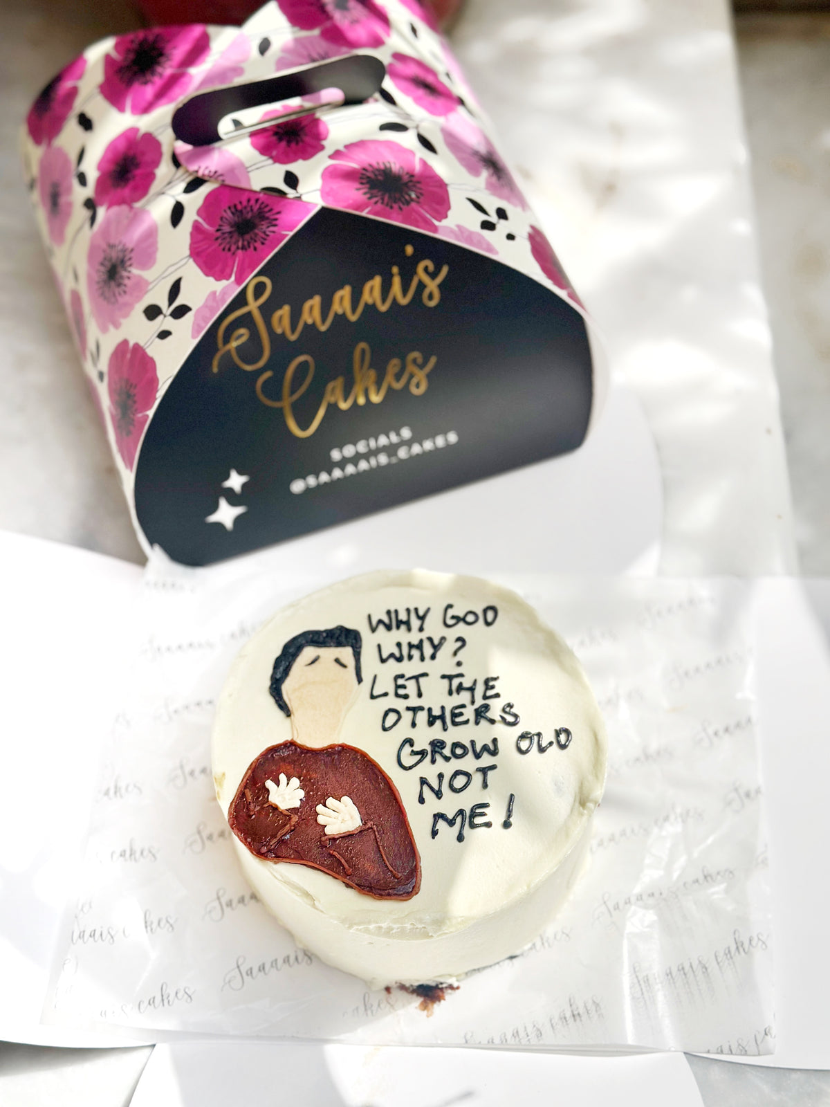 friends cake from Saaaaiscakes Karachi