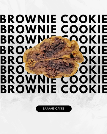 Brownie Stuffed Cookie