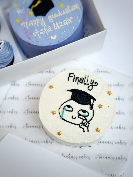 Graduation bento cake
